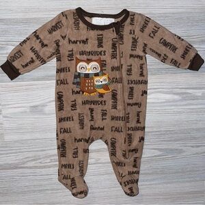 Koala Baby Baby Boys Fleece Owl Sleep & Play 0–3 Months